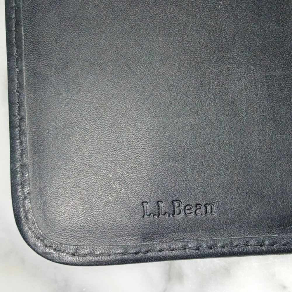 L.L. Bean Leather Wallet Trifold Wallet travel wallet Ticket Wallet Copy-2